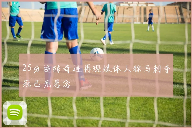 25分逆转奇迹再现媒体人称马刺夺冠已无悬念